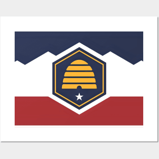 Utah State Flag Posters and Art